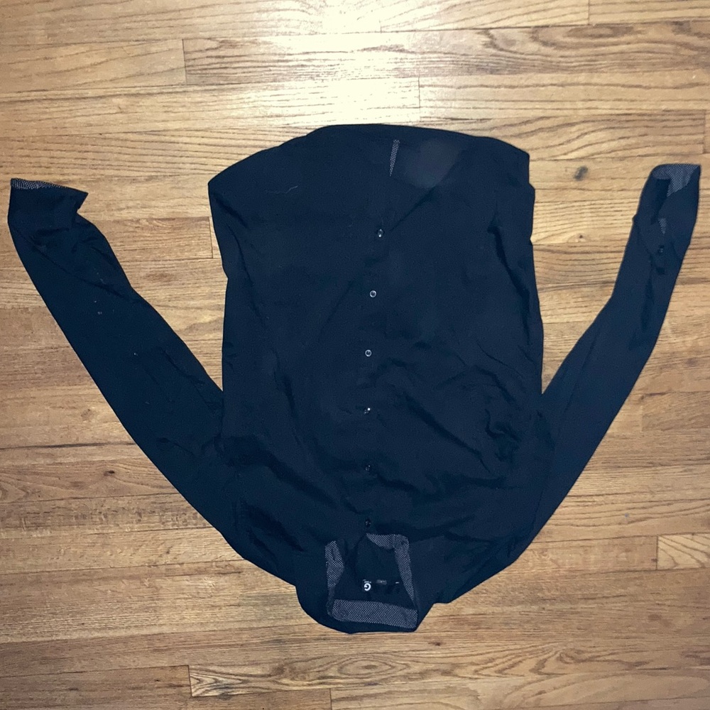 Small black dress shirt